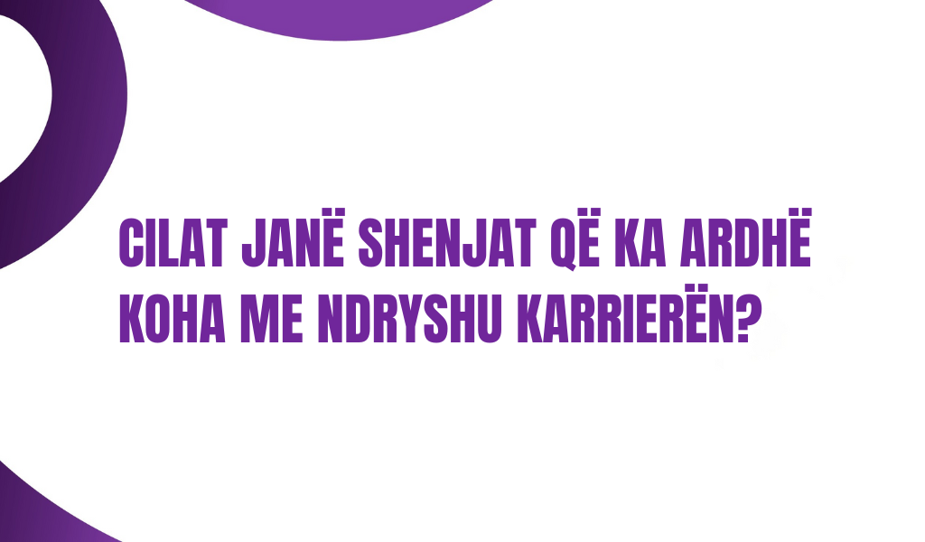 Në fillim të karrierës, shumica prej nesh ndihen të ngazëllyer për çdo detyrë, sfidë apo projekt. Por nëse ndjen se çdo mëngjes të mungon motivimi për të filluar ditën, ose puna të duket vetëm si një detyrim për të paguar faturat – kjo është një shenjë e qartë.
