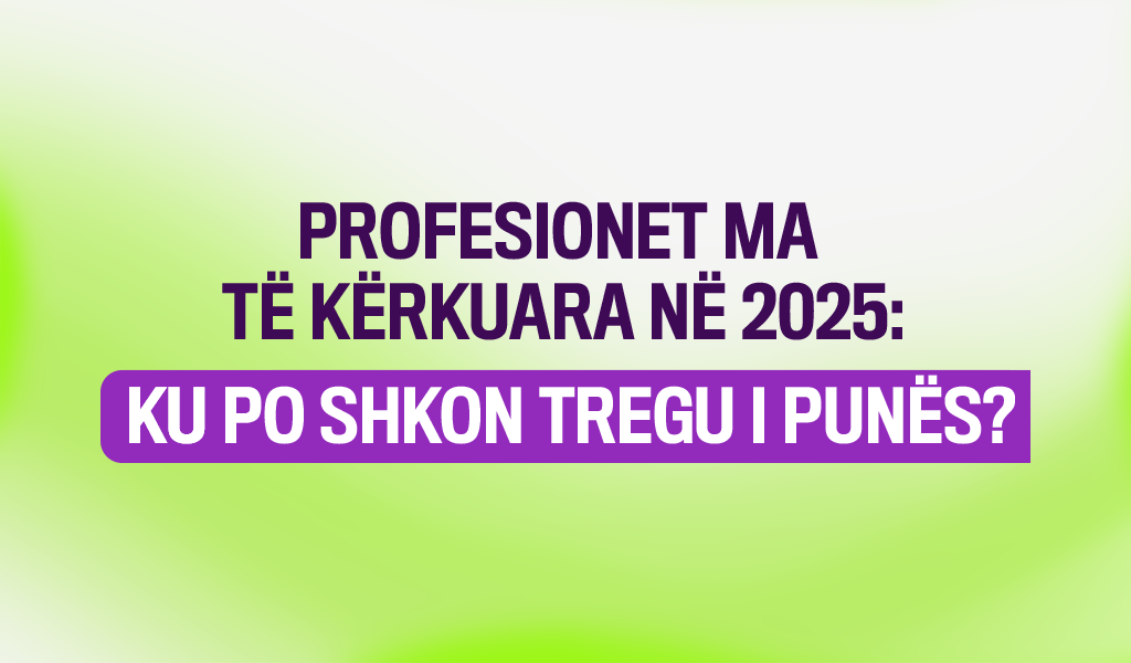 Në Jungle, mund të mësoni dhe certifikoheni në këto fusha: Project Management, Digital Marketing, Data Science & Analytics, Full Stack Development, Human Resources dhe Design & Multimedia. Akademitë tona janë projektuar për të dhënë njohuri praktike dhe mbështetje për të filluar një karrierë të suksesshme në tregun e punës.