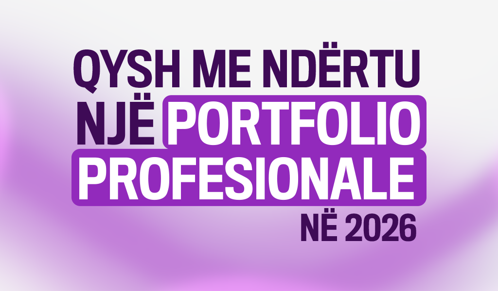 Në një treg pune gjithnjë e më konkurrues, një CV e mirë nuk mjafton. Punëdhënësit sot duan prova konkrete të aftësive tua – jo vetëm lista të përvojave. Këtu hyn në lojë portofolio profesionale.